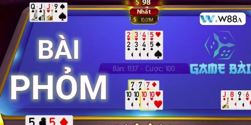 Cách Đánh Bài Phỏm Online Đặc Sắc Từ Cao Thủ Bài Lá W88 2 Cược phỏm được yêu thích bởi lối chơi biến hóa đa dạng.
