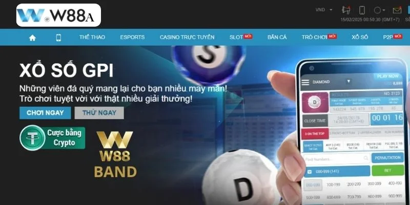 W88 là địa chỉ cược lô đề hàng đầu hiện nay. 